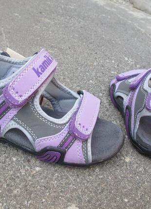 Новые сандалии kamik для девочки из америки. оригинал