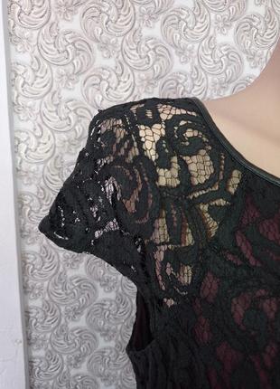 Платье с гипюром от бренда f&f.6 фото