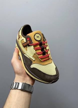 Кроссовки nike air max 1 travis scott cactus jack baroque brown3 фото