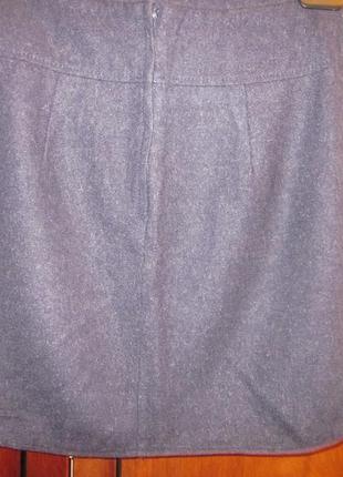 Теплая юбка h&m  размер  xs. шерсть