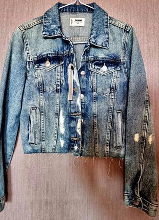 Женская джинсовая куртка tally weijl m1 фото
