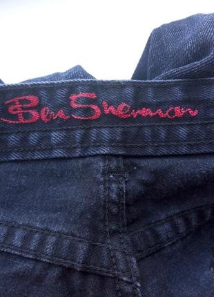 Фирменные черные джинсы клеш ben sherman высокая посадка ,m размер4 фото
