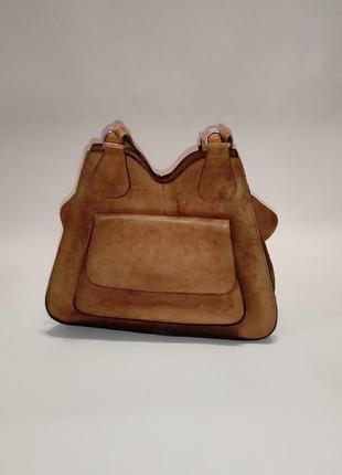 ❗ женская сумочка на плечо натуральная грубая кожа ❗1 фото