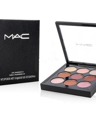 Тени для век mac eye shadow palette times nine