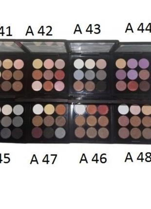 Тени для век mac eye shadow palette times nine4 фото