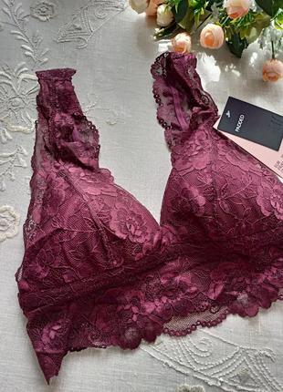 Боди. новый кружевной бюстгальтер. h&m бодровый бюстгальтер