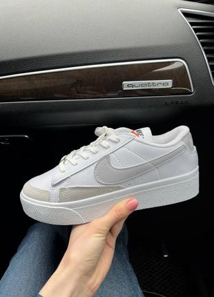 Nike blazer low кроссовки на платформе