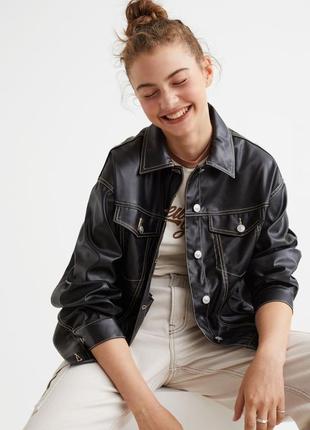 Вітровка з екошкіри