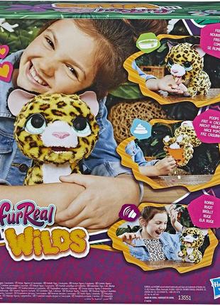 Интерактивный леопард лил уилдс furreal lil wilds lolly the leopard plush5 фото