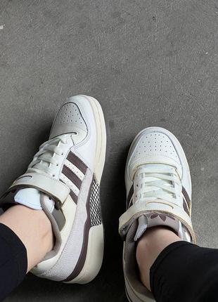 Кросівки adidas forum 84 low brown5 фото