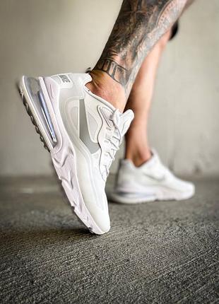 🔥nike air max 270 react "white"(премиум качество)🔥