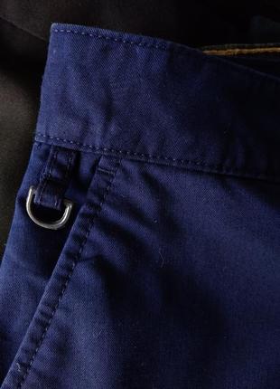 Р 12 / 46-48 стильні базові сині офісні штани на високий зріст довгі tesco7 фото