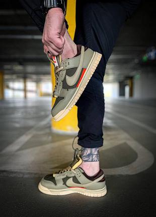 🔥nike dunk low remastered "olive"🔥