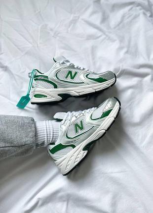 🔥new balance 530 "white/green"🔥