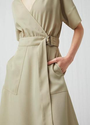 Сукня arket fluid twill wrap dress  / 44