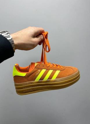 Кроссовки женские adidas gazelle bold orange