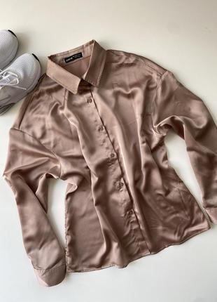 Блуза перламутровая shein, размер l🔥1 фото