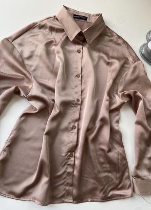 Блуза перламутровая shein, размер l🔥3 фото