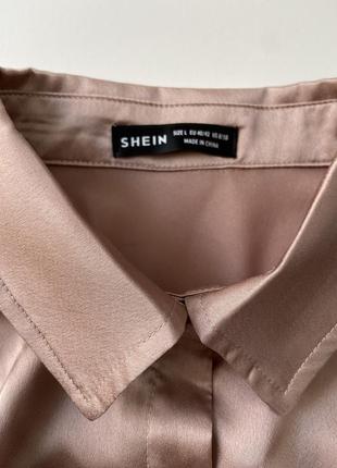 Блуза перламутровая shein, размер l🔥4 фото