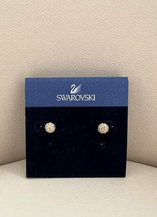 Серьги пусеты swarovski оригинал