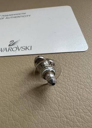 Сережка моно swarovski оригинал4 фото