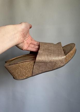 Шкіряні шльопанці  venturini (італія)