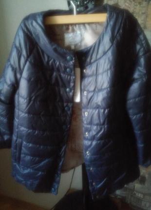 Куртка демисезонная на тонком синтепоне(100), рукав 3/4, размер хл(50)4 фото