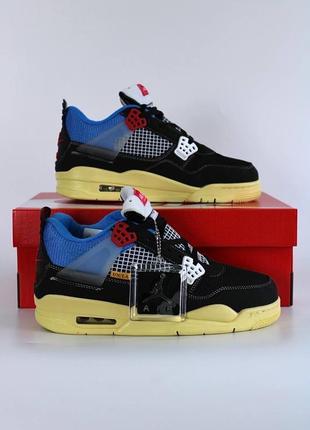 Кросівки nike air jordan 4 retro off noir1 фото