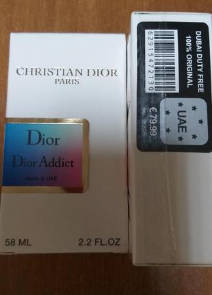 Туалетная вода  тестер dior addict.58 ml1 фото