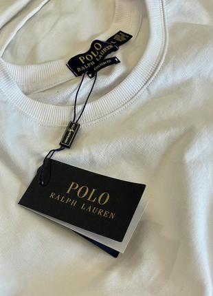 Белый поло свитшот и кофта свитер ralph lauren3 фото