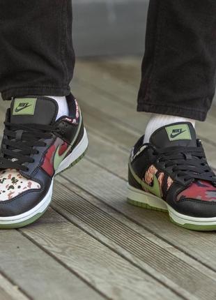 Кросівки Jordan 1 Color Ways black\camo2 фото