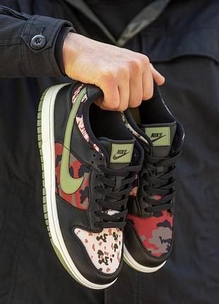 Кросівки Jordan 1 Color Ways black\camo7 фото
