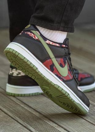 Кросівки Jordan 1 Color Ways black\camo5 фото