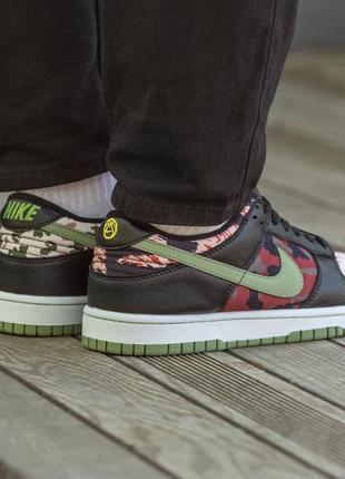 Кросівки Jordan 1 Color Ways black\camo4 фото
