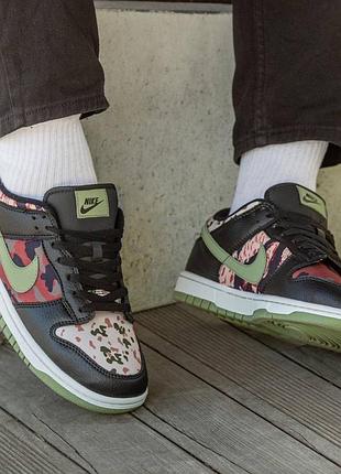 Кросівки Jordan 1 Color Ways black\camo6 фото