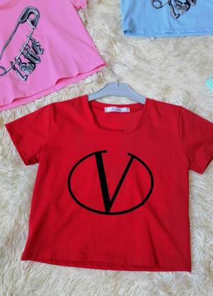 Укорочена футболка топ топік різні принти та забарвлення без шнурівки розмір xs-s зі шнурівкою розмі