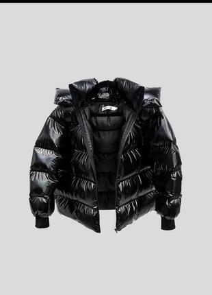 Лаковый пуховик, куртка zara, mango, n.o brand, n.obrand