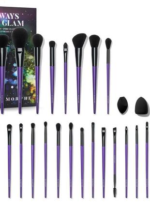 Набор кистей morphe - 25 ways to glam brush &amp; sponge collection1 фото