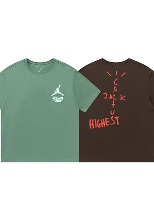 Футболка jordan x cactus jack tee