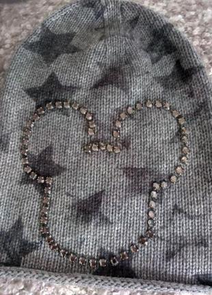 Шапка из кашемира и мериноса