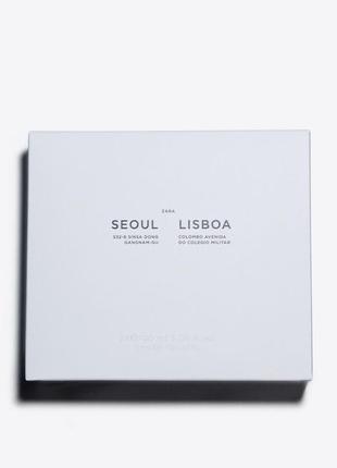 Набір парфумів zara seoul+lisboa 2x100 ml3 фото