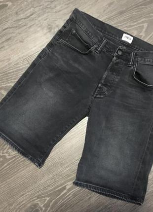 Джинсові шорти edwin ed-55 cs power black denim short