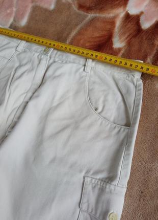Жіночі шорти білі котон 42/44 розмір ❣️ все за півціни2 фото
