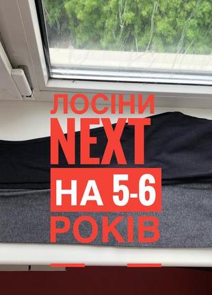 Лосини next на 5-6 років1 фото