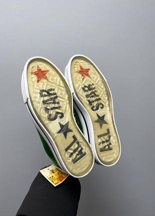 👽 converse chuck taylor all star platform green новинка жіночі високі зелені трендові кеди конверс весна літо зеленые яркие кеды на высокой подошве