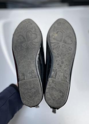 Балетки, туфлі зі штучної лакованої шкіри, 36 розмір3 фото