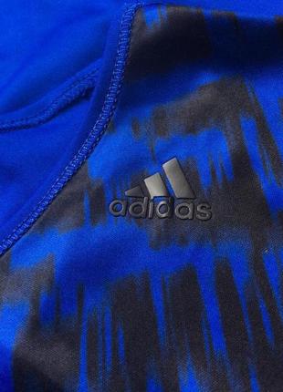 Adidas яркая спортивная майка для спорта футболка climalite цвет электрик4 фото