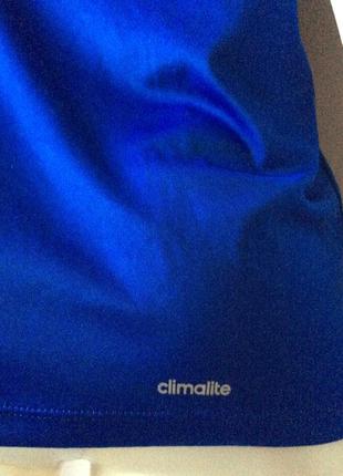 Adidas яркая спортивная майка для спорта футболка climalite цвет электрик6 фото