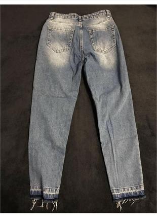 Джинсы мом брюки джинсовые момы mom jeans2 фото