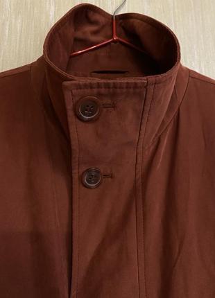 Мужская куртка ветровка цвет терракот2 фото